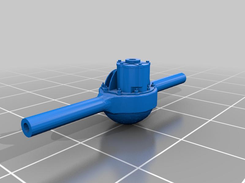 1/25th scale Ford 9 inch rear end with separate disc brakes