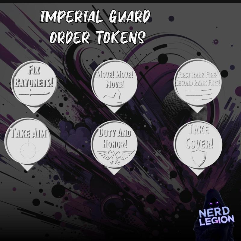 Imperial Guard Order Tokens