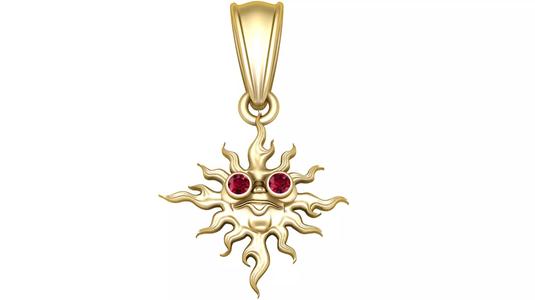 Sun Pendant Jewelry