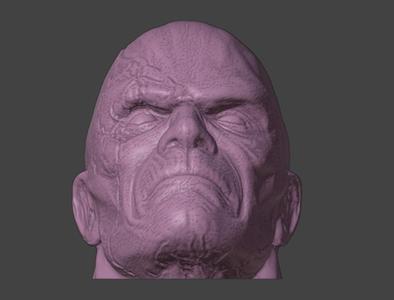 Darth Sion, Star Wars the force Unleashed Bust Head, and Vase for 3d printing