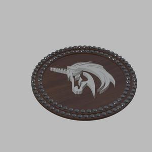 Horse Medallion - Animal Medallion