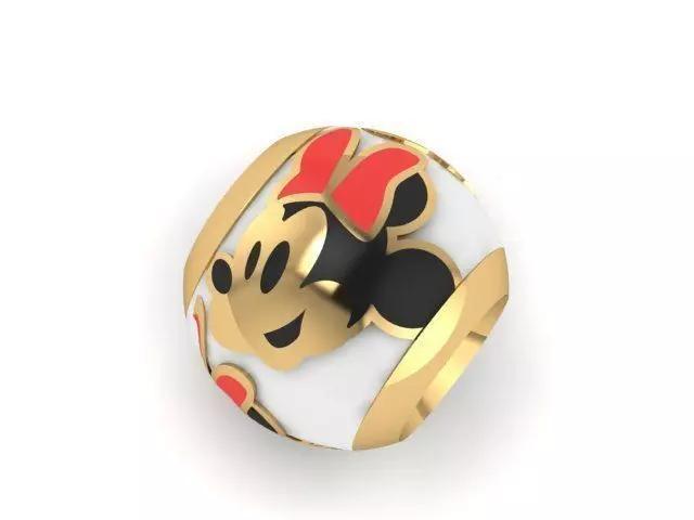 happy minnie mouse charm ball