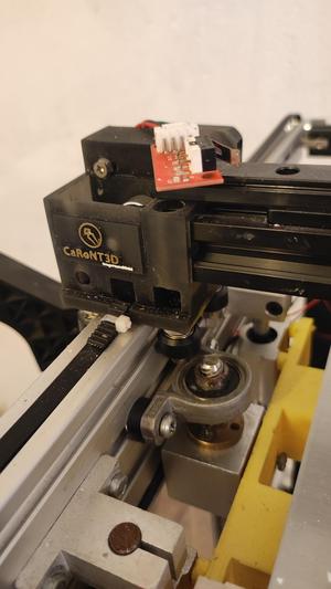 Y-axis skid with X-axis motor support