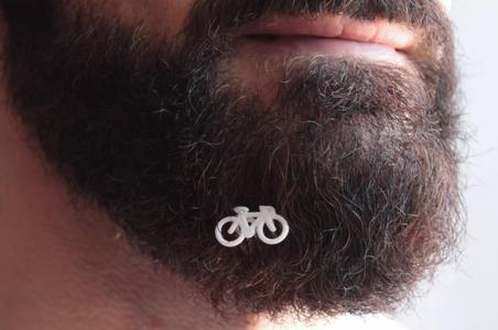 Bike for beard - front wearing