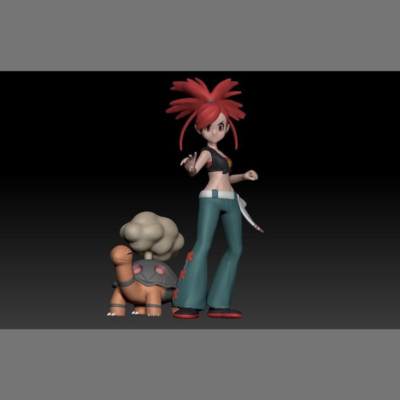 Pokemon Gym Leader Flannery