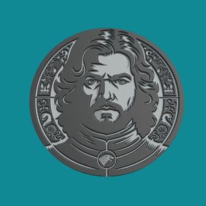 Robert Baratheon Print Model Robert Baratheon Medallion Robert Baratheon Wall Decor