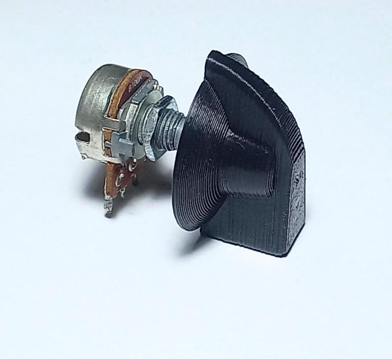 Old school potentiometer/selector knob