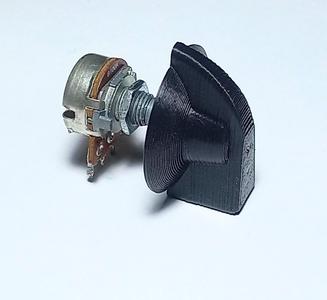 Old school potentiometer/selector knob