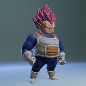 Vegeta Ultra Ego Chubby Figure Split Parts Version