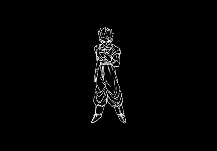 Gohan wall art