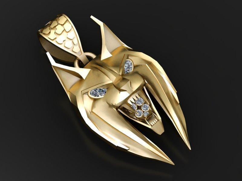 Deer Animal Pendant 3D Printable Model