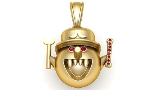 Teeth Pendant – 3D Printable Model