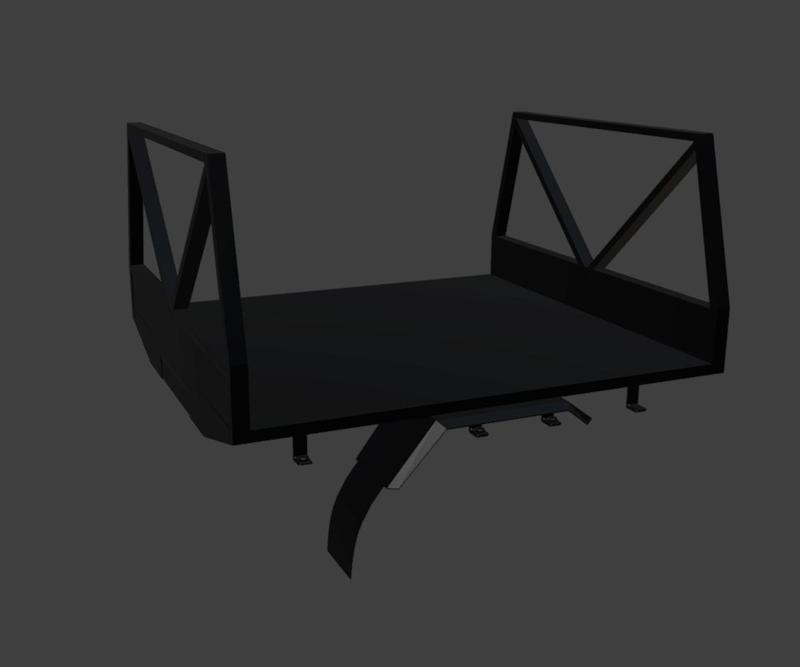 RC CAR TRUCK BED 004 TRAY 1/10 3D PRINT STL