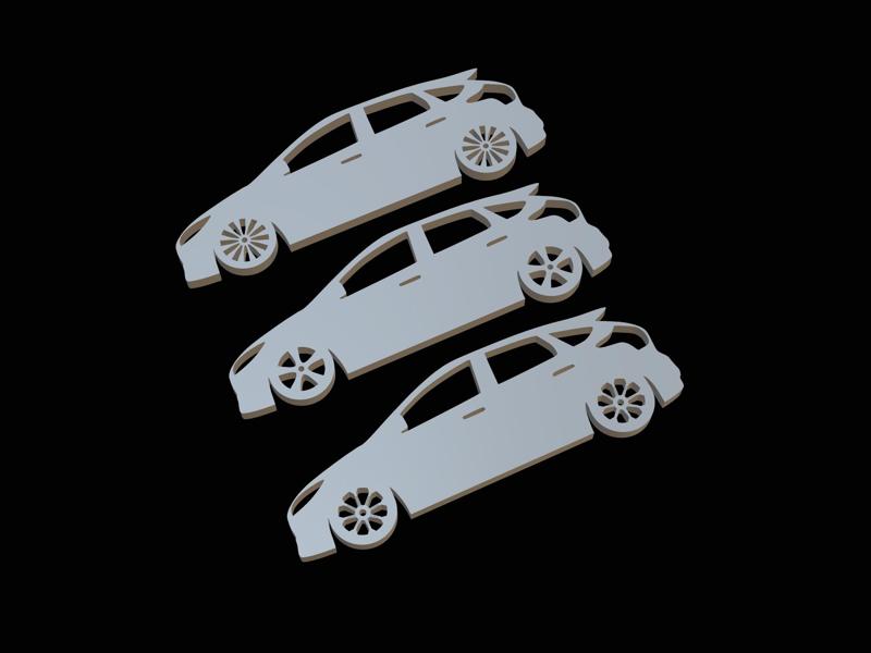 Ford focus mk3 keychain