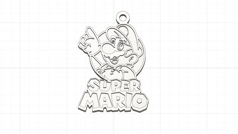 Super Mario Bros Keychain