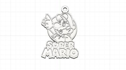 Super Mario Bros Keychain