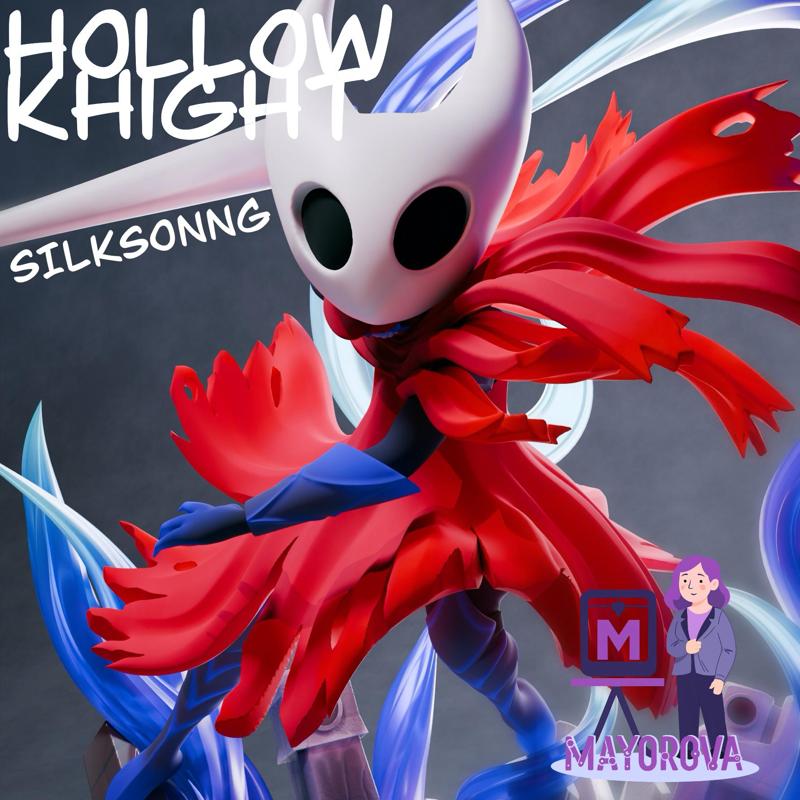 Hornet Hollow Knight Figurine - Dynamic 3D Printable Model