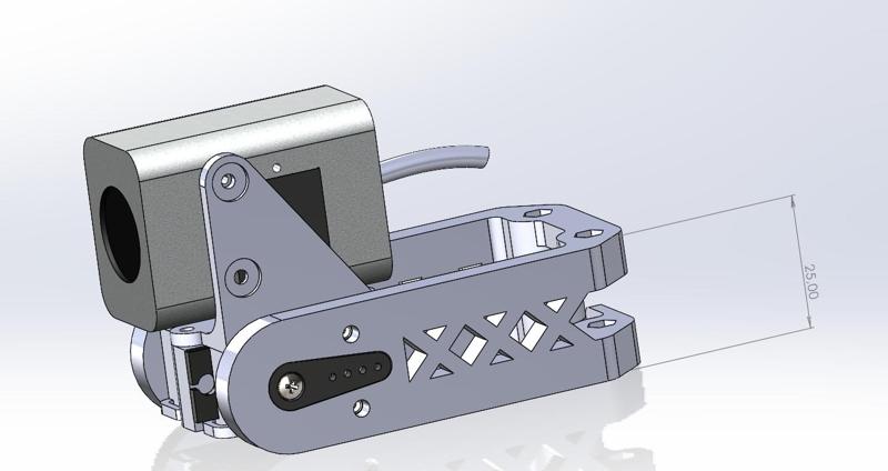 [Skyflex 10]  1-axis cam pitch gimbal, rotating system "Гусь-1" / Goose-1