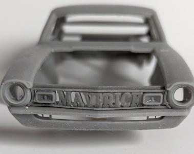 72 Ford Maverick custom front grills 1/25th