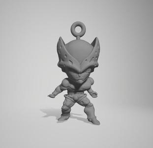 Dragon Ball z Perfect Cell keychain/keychain