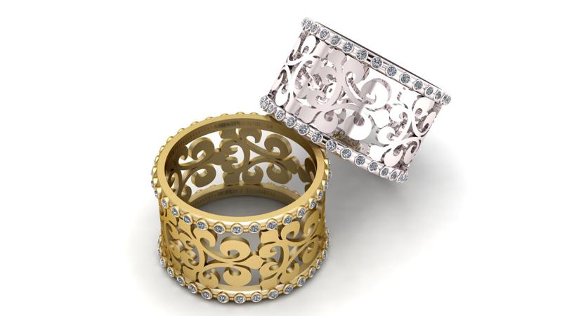 Eternal Elegance Filigree Band