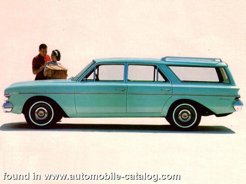 AMC Rambler wagon key silhouette