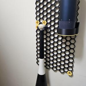 Juggling Club Holder - Honeycomb Storage Wall