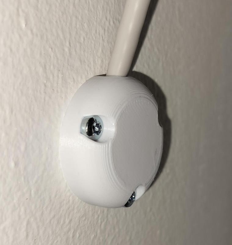 Ethernet cable wall cap