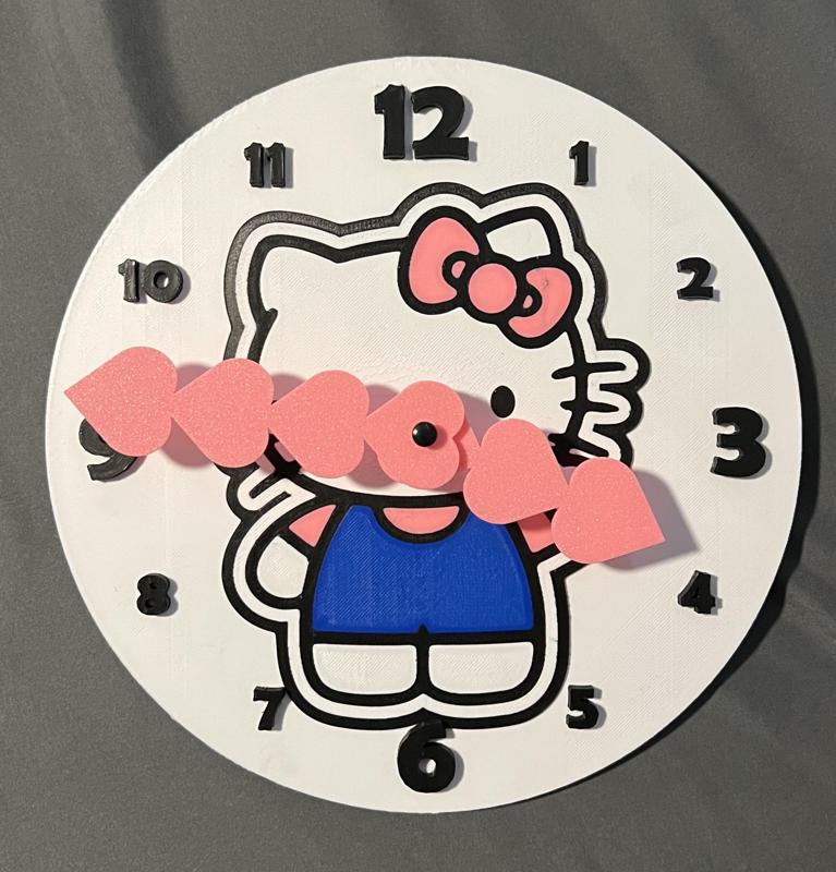 Hello Kitty Clock