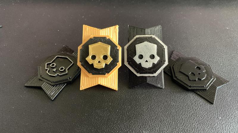 Heldivers 2 Warbond Medal / Plate