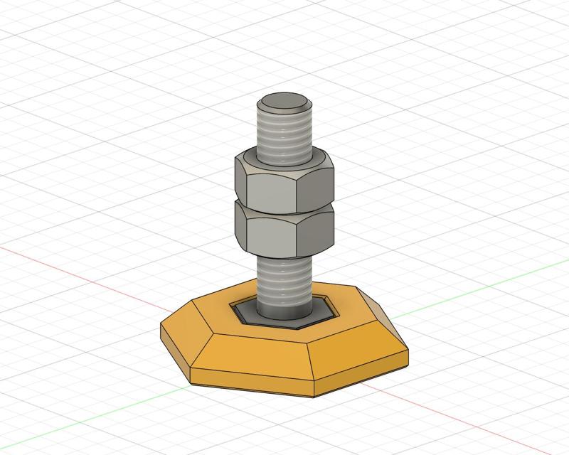 Washing machine feet