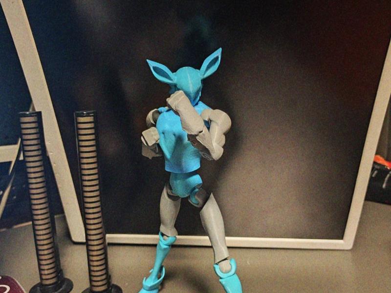 Highly Articulated Kangaroo Boxer