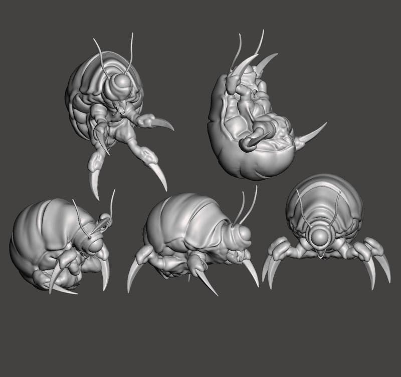 5 SNARK DYNAMIC POSE BUNDLE from HALF-LIFE ALYX - STL for 3Dprinting HIGH POLY