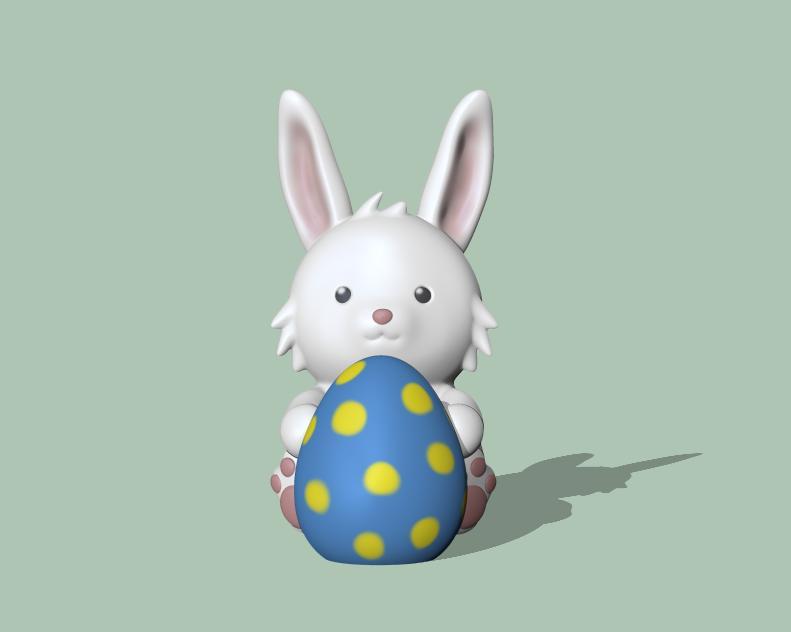 Cute Egg Bunny - Easter