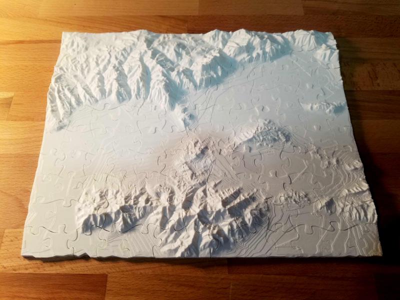 Terrain Puzzle - Wasatch Front, Utah