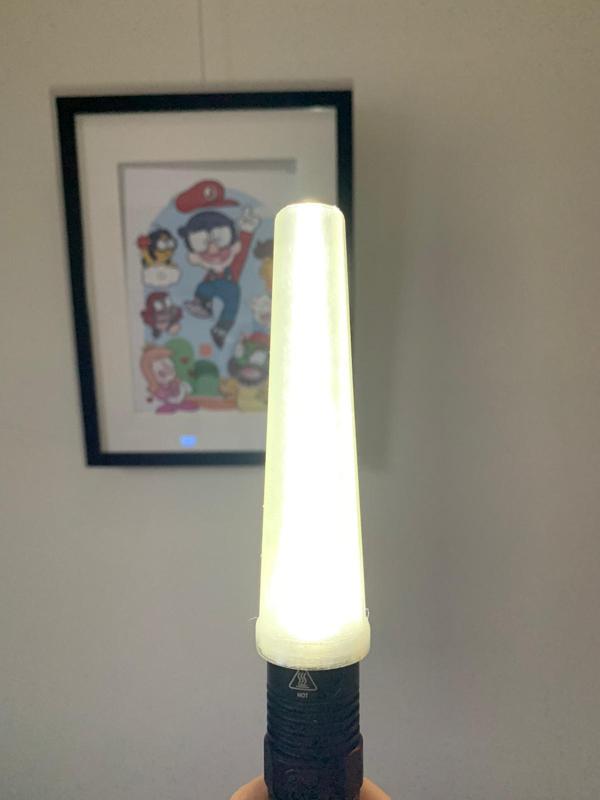 NiteCore MH12GT, 25.4mm flashlight diffusor