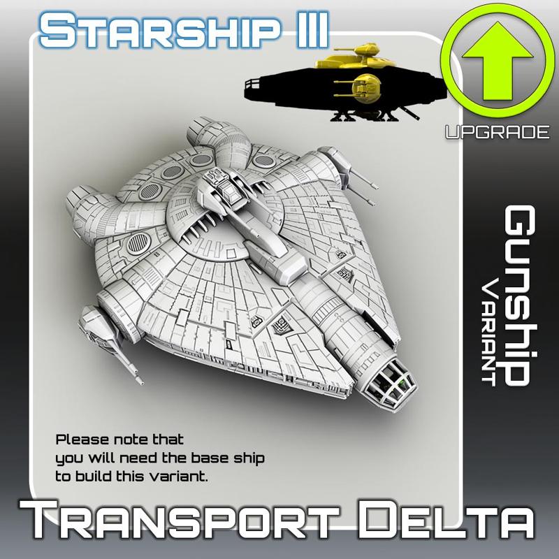 Transport Delta Gunship Variant Upgrade