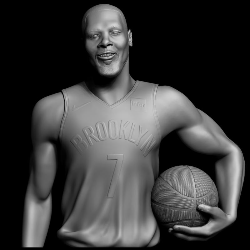 Kevin Durant 3d Model Sculpture