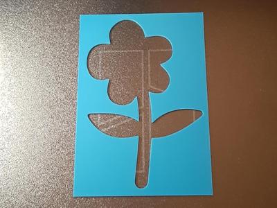 Flower stencil