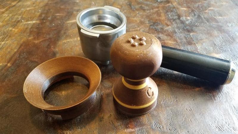 Espresso Tamper and Portafilter funnel