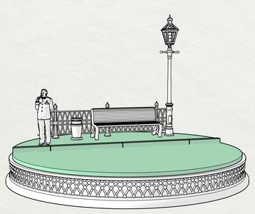 Stand for car model 01  (1:35)