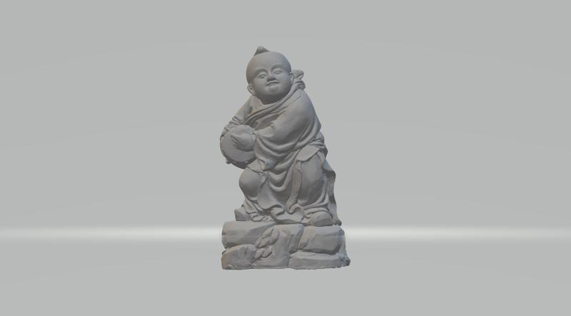 Chinese Child 3D Model 3D print model