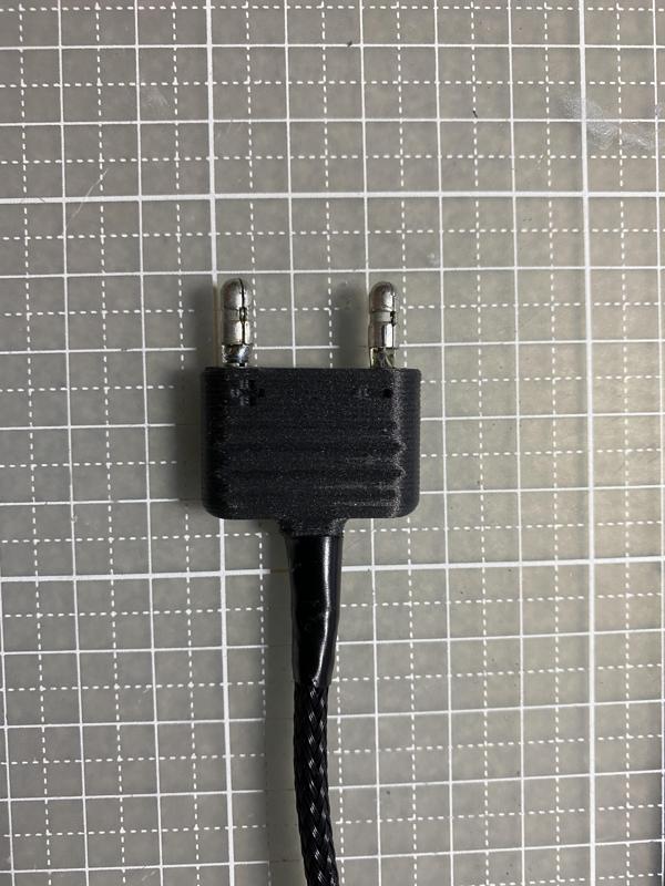 Dual Banana Connector  using Blue Bullet connectors