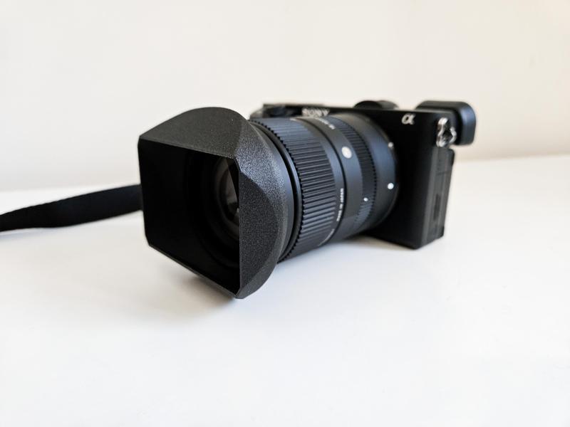 Square Hood for Sigma 18-50mm Lens