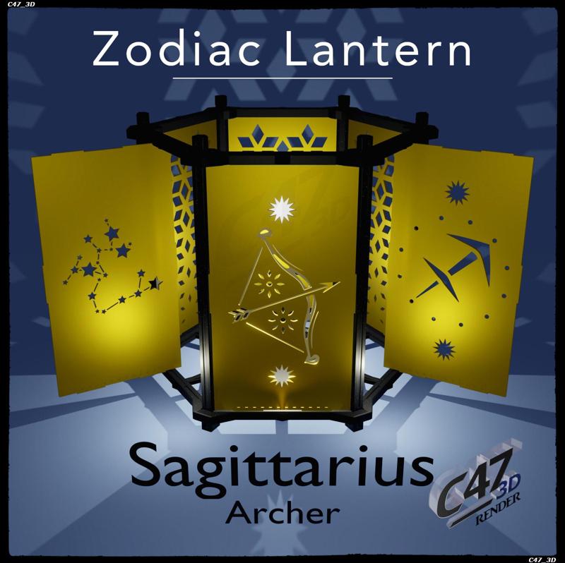 Zodiac Lantern - Sagittarius (Archer)