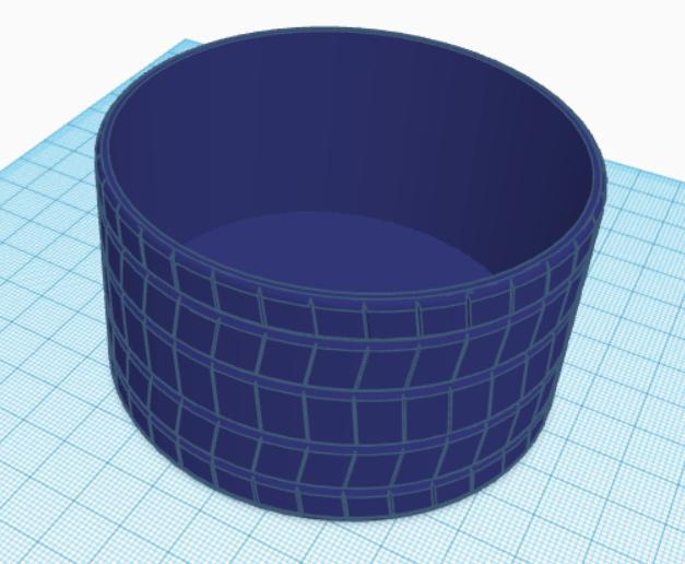 caja de forma de llanta