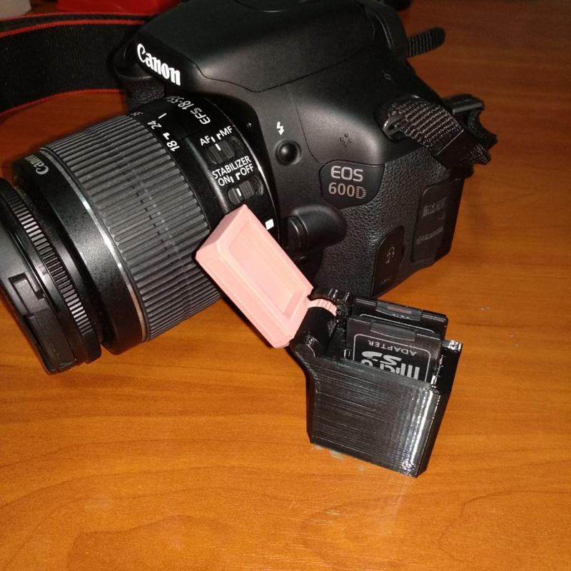 SD card holder Zippo style