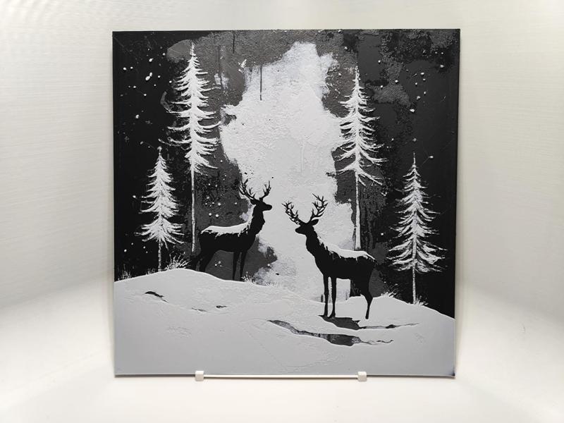 Minimalistic Deers - Hueforge