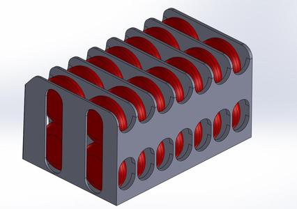 Babybell Cheese holder for fridge (low profile / stackable)