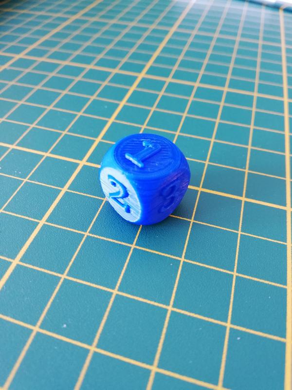 Dobbelsteen met nummers